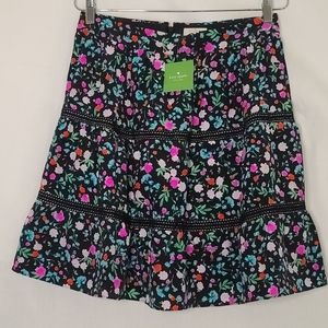 NWT- KATE SPADE 100% SILK SKIRT